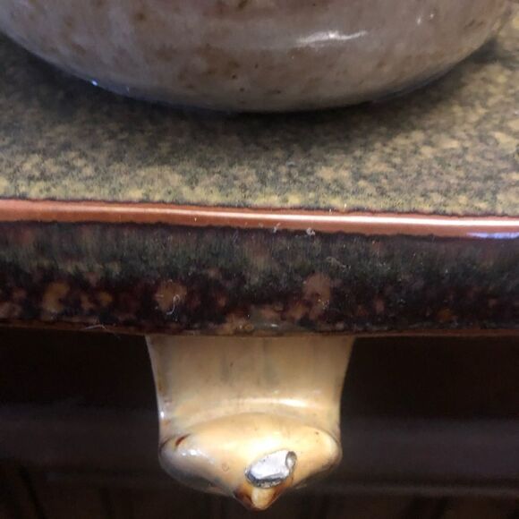 Vintage Kirklands Potters Garden Snowman And Angel Pottery Stocking Hangers - Picture 12 of 12